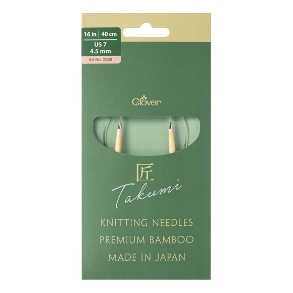 CLV - PRO "Takumi" Circular Knitting Needle 16in. No.7 (4.5mm)