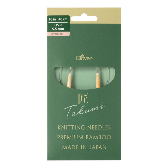 CLV - PRO "Takumi" Circular Knitting Needle 16in. No. 9 (5.5mm)