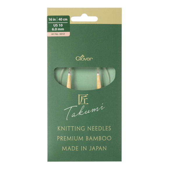 CLV - PRO "Takumi" Circular Knitting Needle 16in. No.10 (6.0mm)