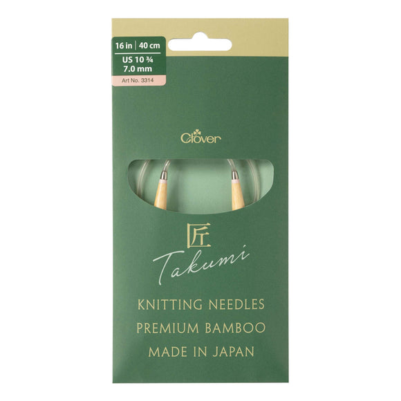 CLV - PRO "Takumi" Circular Knitting Needle 16in. No. 10.75 (7.0mm)