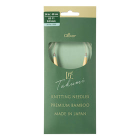 CLV - PRO "Takumi" Circular Knitting Needle 24in. No.11 (8.0mm)