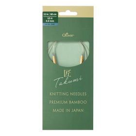 CLV - PRO "Takumi" Circular Knitting Needle 32in. No.6 (4.0mm)