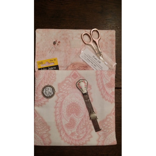 THCI - Pink Paisley Stitching Bag - Kit #222