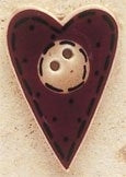 MHB - Ceramic Buttons - 43024 - Folk Heart with Buttons