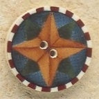 MHB - Ceramic Buttons - 43108 - Star Compass