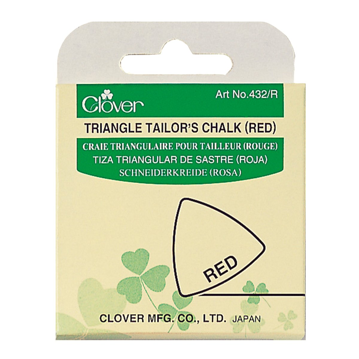 CLV - Triangle Tailor's Chalk (Red)