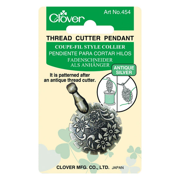 CLV - Thread Cutter Pendant (Antique Silver)