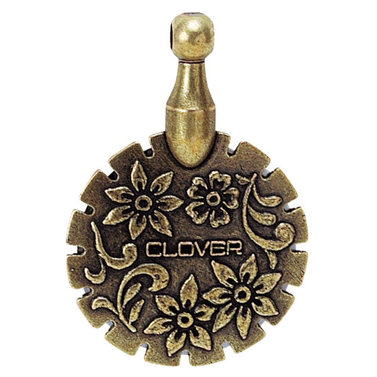 CLV - Thread Cutter Pendant - Antique Gold