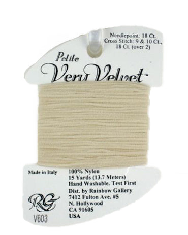 RBGL - Very Velvet - Petite - V-0603 - Ecru