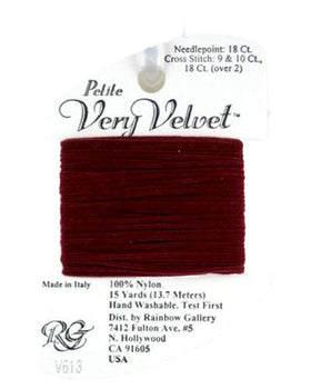 RBGL - Very Velvet - Petite - V-0613 - Burgundy
