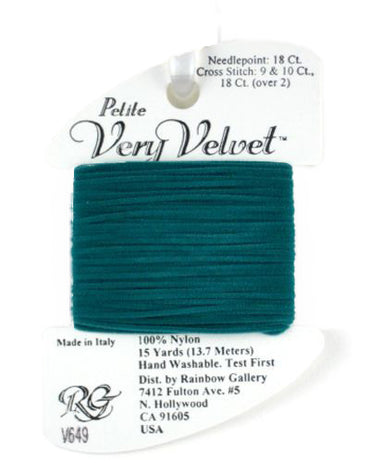 RBGL - Very Velvet - Petite - V-0649 - Teal