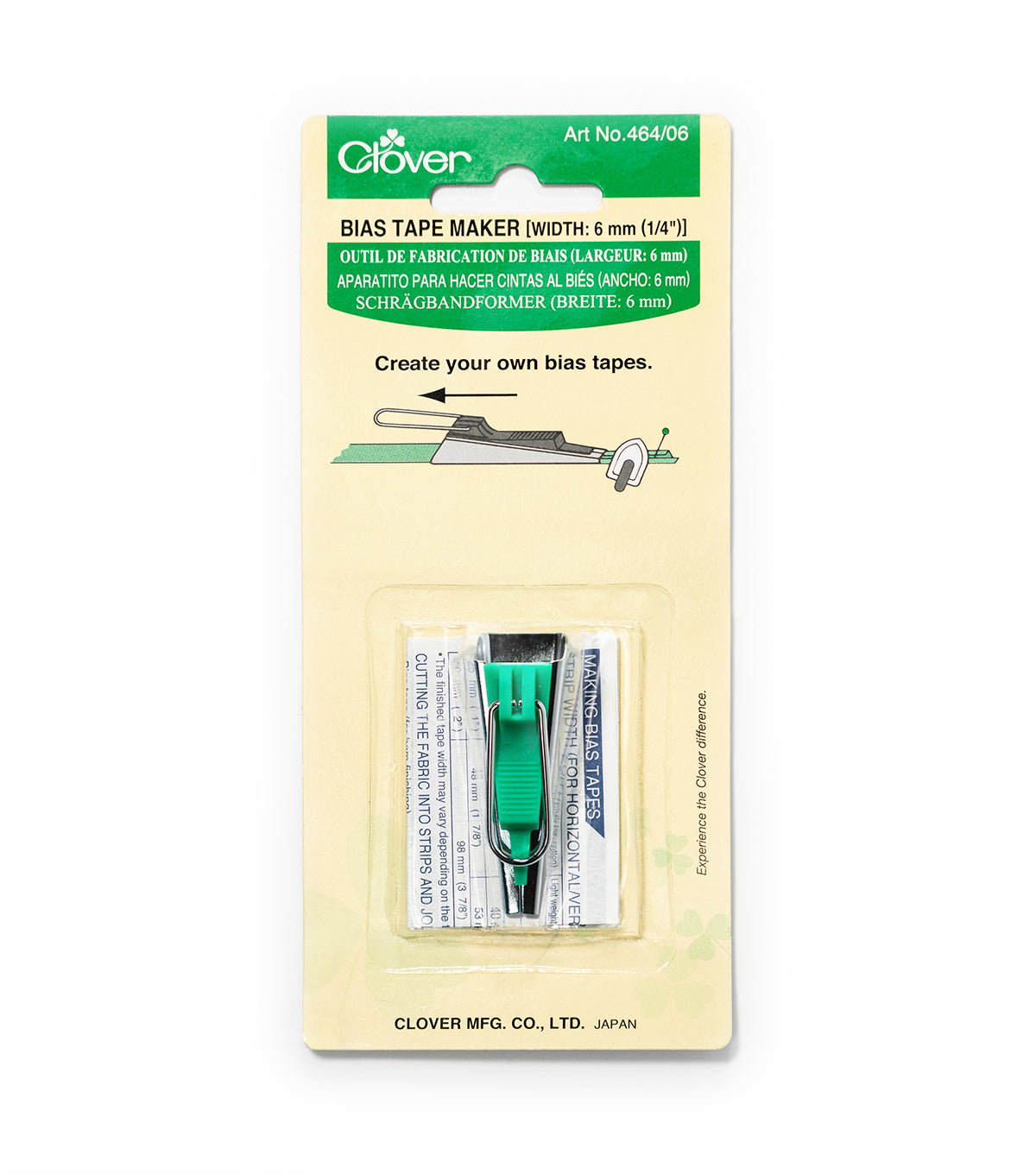 XXX-CLV - Bias Tape Maker - 06mm