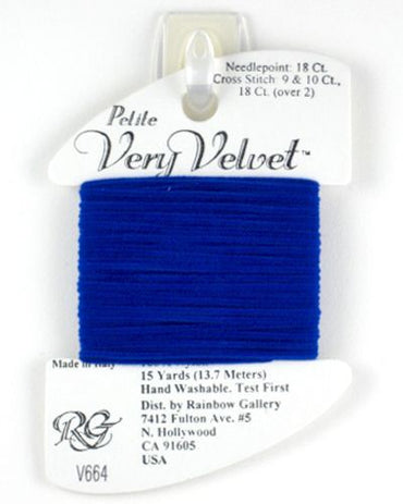 RBGL - Very Velvet - Petite - V-0664 - Indigo Blue
