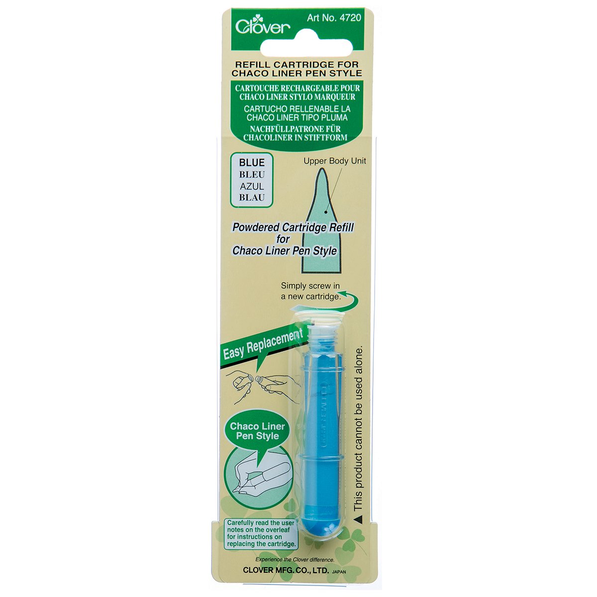 CLV - Refill Cartridge for Chaco Liner Pen Style (Blue)