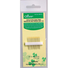 CLV - Gold Eye Quilting Needles Between (No. 12)