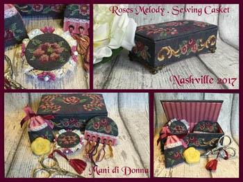 MDID - Roses Melody Sewing Casket