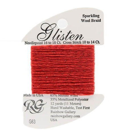 RBGL - Glisten - G-0063 - Fiery Red