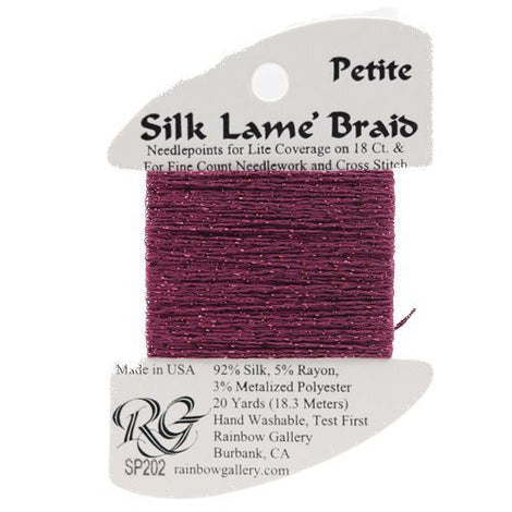 RBGL - Silk Lame Braid - Petite - SP-0202 - Wild Plum