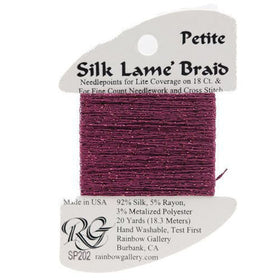 RBGL - Silk Lame Braid - 13 Count - LB-0202 - Wild Plum