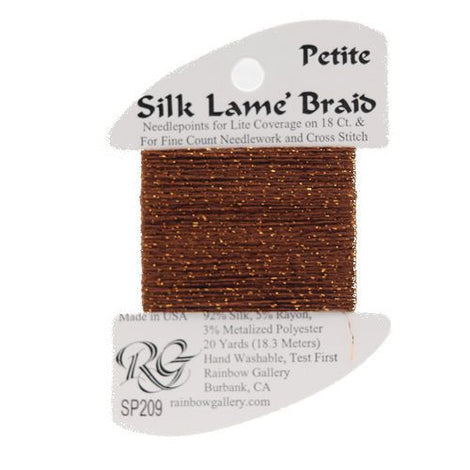 RBGL - Silk Lame Braid - 18 Count - SL-0209 - Gingerbread