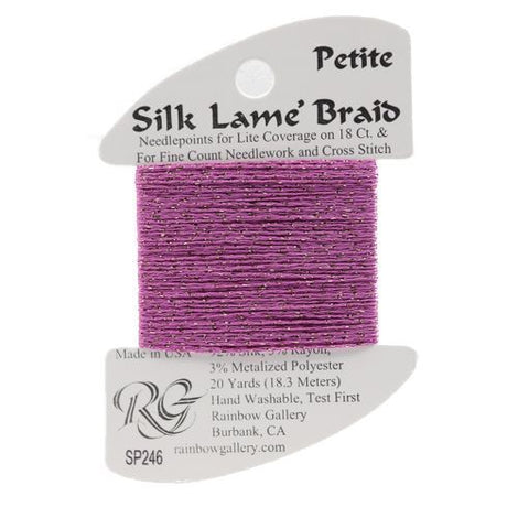 RBGL - Silk Lame Braid - 13 Count - LB-0246 - Vintage Wine