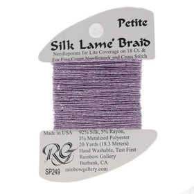 RBGL - Silk Lame Braid - Petite - SP-0249 - Pale Mauve
