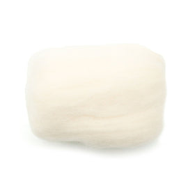 CLV - Natural Wool Roving - Off-White