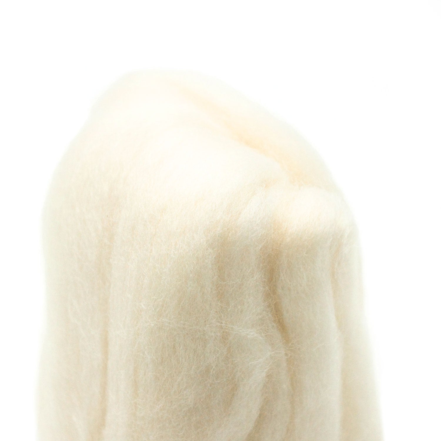 CLV - Natural Wool Roving (Off-White)