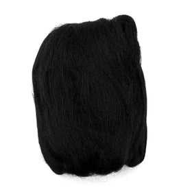 CLV - Natural Wool Roving - Black