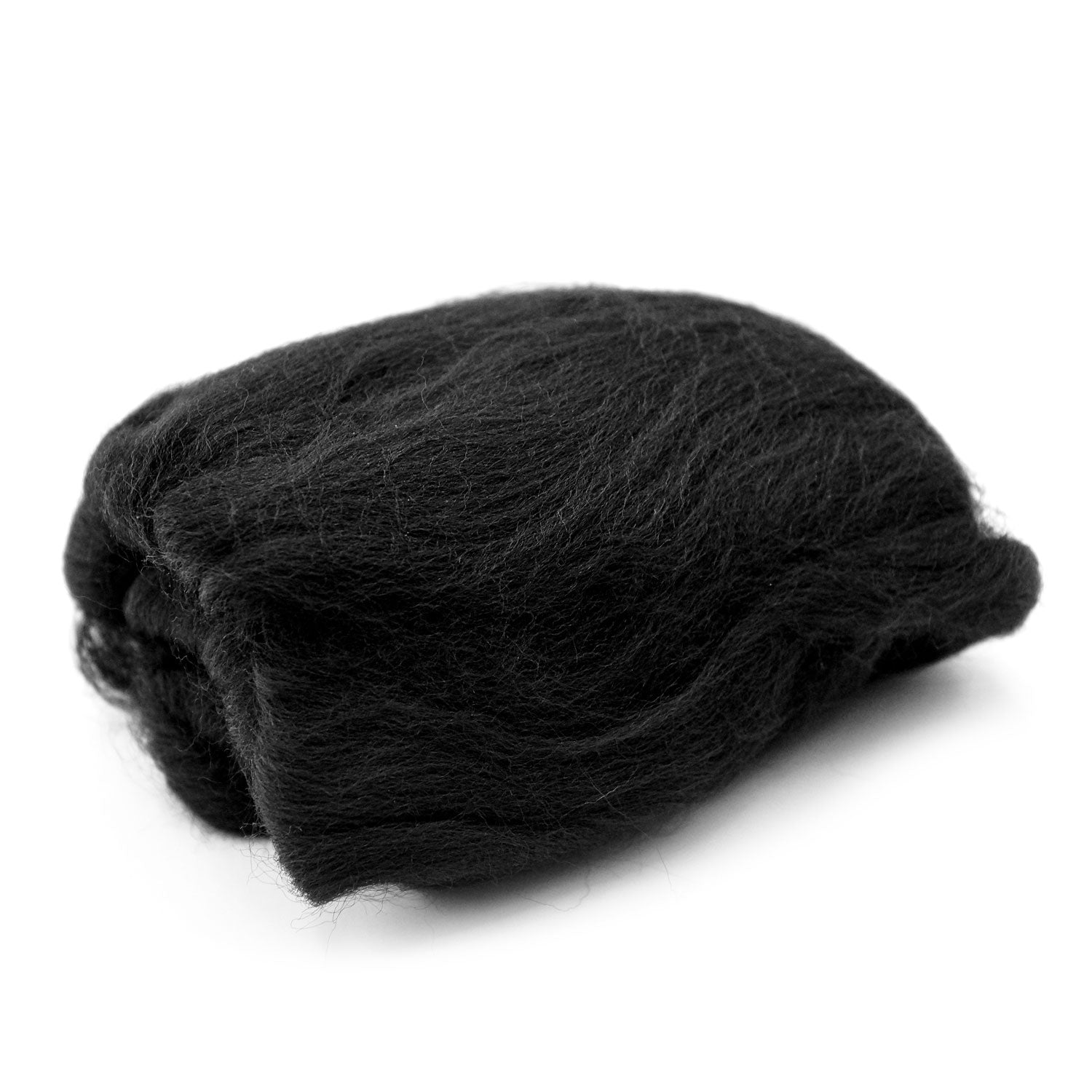 CLV - Natural Wool Roving (Black)