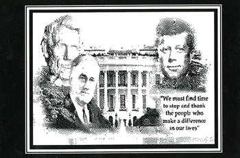 RRD - Pen and Ink Cross-Stitch Collection - The White House