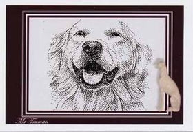 RRD - Pen and Ink Cross-Stitch Collection - Puppy Love - Mr. Truman