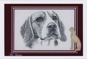 RRD - Pen and Ink Cross-Stitch Collection - Puppy Love - Mr. Hunter
