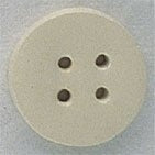 MHB - Ceramic Buttons - 86277 - Medium White Round