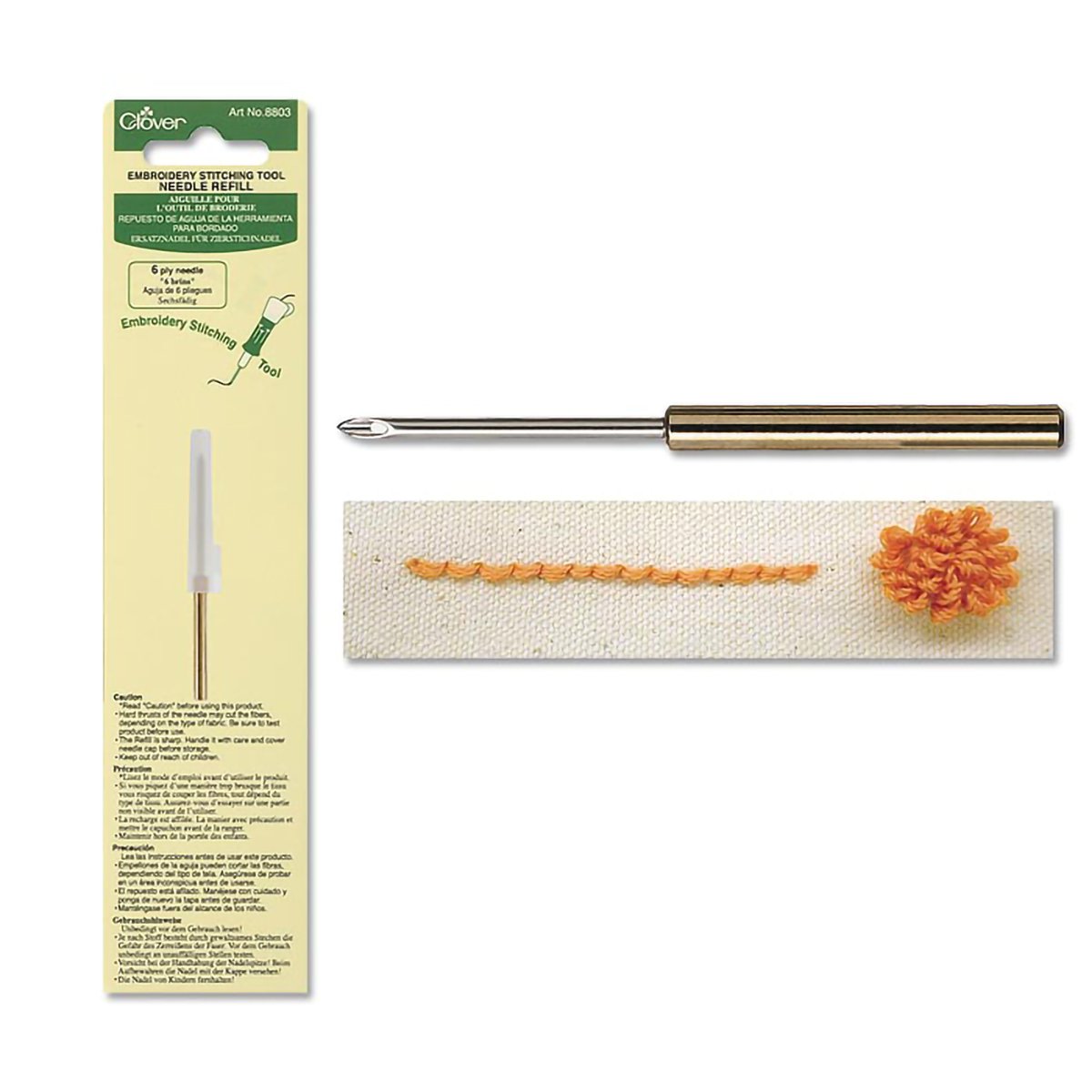 CLV - Embroidery Needle Refill (6-Ply)