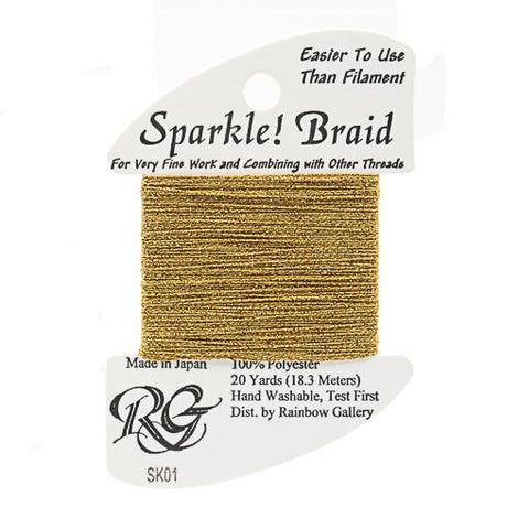 RBGL - Sparkle Braid - SK-0001 - Yellow Gold