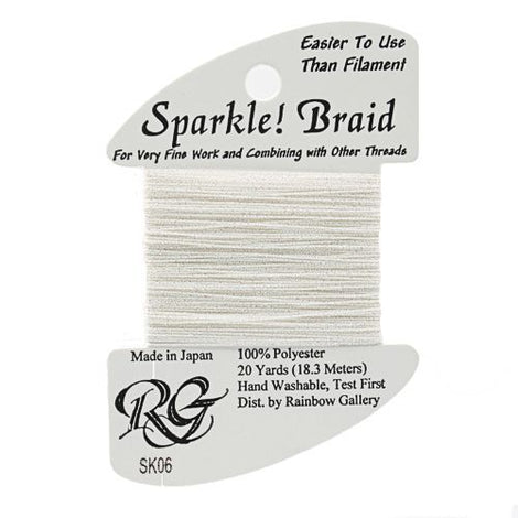 RBGL - Sparkle Braid - SK-0006 - White Pearl