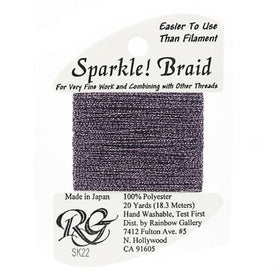 RBGL - Sparkle Braid - SK-0022 - Dark Purple