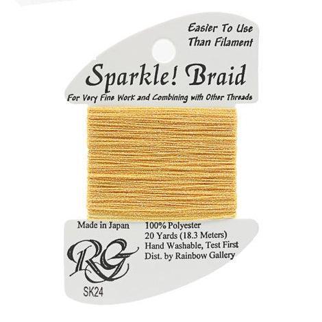 RBGL - Sparkle Braid - SK-0024 - Shimmer Yellow