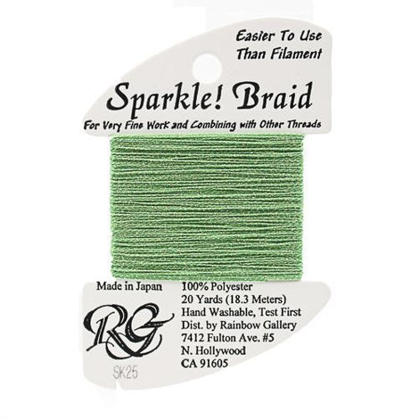 RBGL - Sparkle Braid - SK-0025 - Shimmer Green