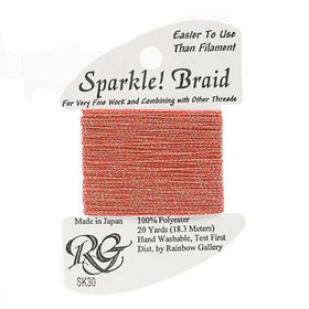 RBGL - Sparkle Braid - SK-0030 - Shimmer Poppy