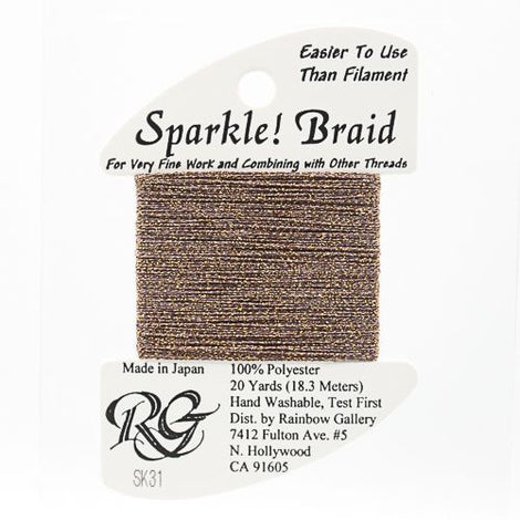 RBGL - Sparkle Braid - SK-0031 - Golden Violet
