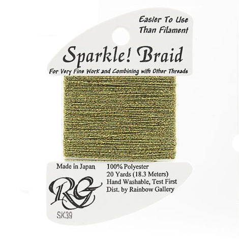 RBGL - Sparkle Braid - SK-0039 - Yellow Green