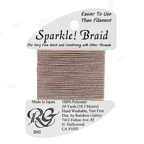 RBGL - Sparkle Braid - SK-0043 - Golden Pink