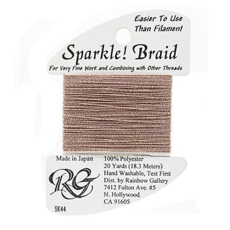 RBGL - Sparkle Braid - SK-0044 - Golden Mauve