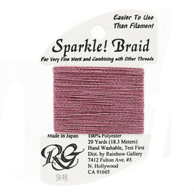 RBGL - Sparkle Braid - SK-0046 - Raspberry