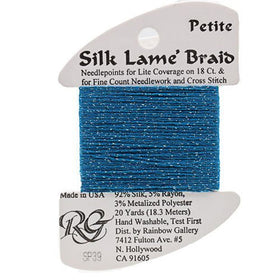 RBGL - Silk Lame Braid - Petite - SP-0039 - Lagoon