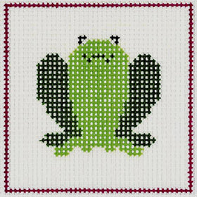 CN - DeElda - Frog - Kids Needlepoint Kit