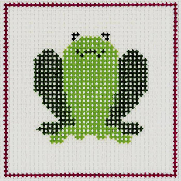 CN - DeElda - Frog - Kids Needlepoint Kit