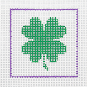 CN - DeElda - Shamrock - Kids Needlepoint Kit